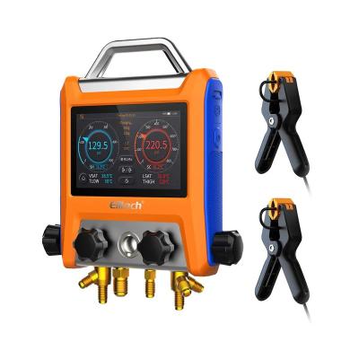 Elitech EMG-40V Intelligent HVAC Digital Manifold Gauge 4-Way Valve